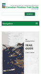 Mobile Screenshot of canadianrockiestrailguide.com